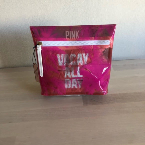 PINK Victoria's Secret Handbags - VS PINK Vacay All Day Palm Tree Pouch